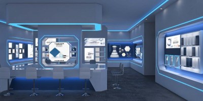 现代化妆品展厅3D模型下载